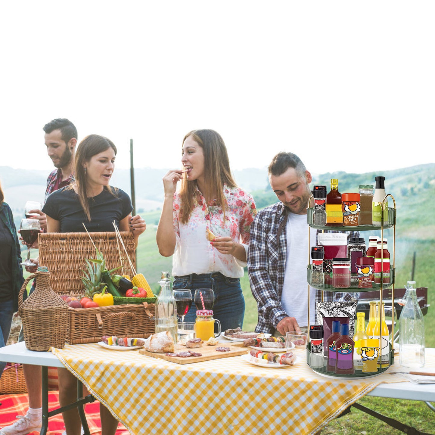 Rotating Makeup Storage Box, Large Capacity Makeup Storage For Skincare Products